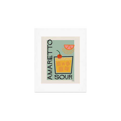 Cocoon Design Colorful Mid Century Modern Cocktail Art Print