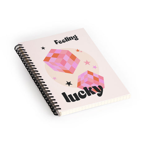 Cocoon Design Feeling Lucky Funky Groovy Spiral Notebook
