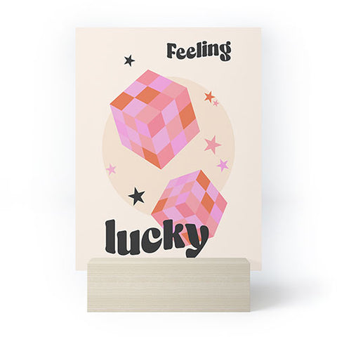 Cocoon Design Feeling Lucky Funky Groovy Mini Art Print