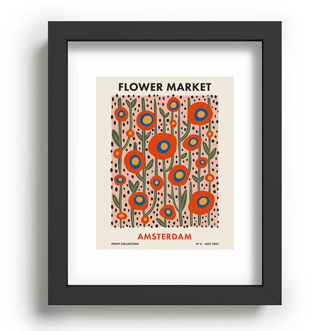 Cocoon Design Flower Market Amsterdam Abstract Recessed Framing Rectangle