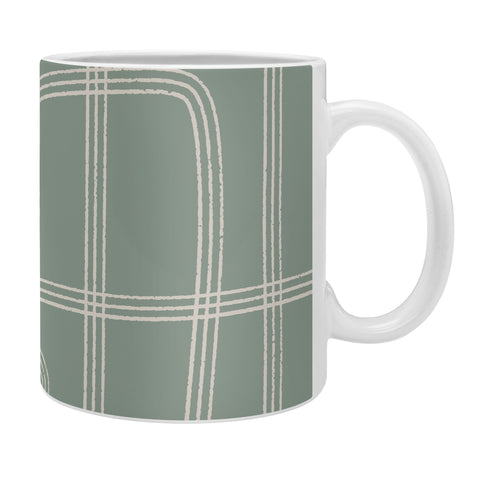 Cocoon Design Modern Sage Green Abstract Coffee Mug