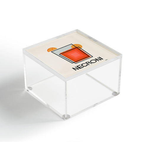 Cocoon Design Negroni Minimalist Mid Century Acrylic Box