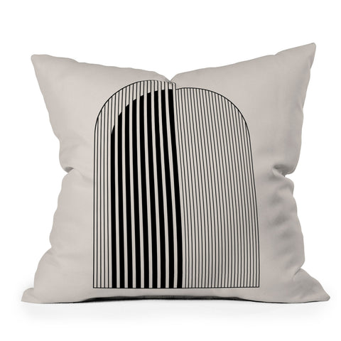 Colour Poems Abstract Arch Throw Pillow