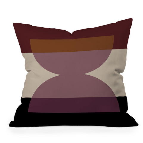 Colour Poems Abstract Minimalism III Outdoor Throw Pillow