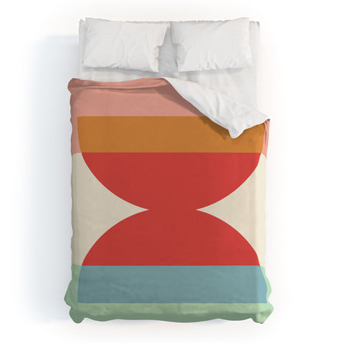 Colour Poems Abstract Minimalism IV Duvet Cover