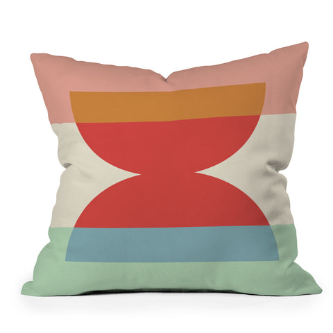 Colour Poems Abstract Minimalism IV Outdoor Throw Pillow