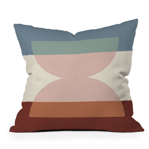 Colour Poems Abstract Minimalism Outdoor Throw Pillow