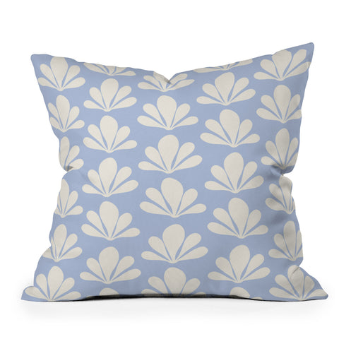 Colour Poems Abstract Plant Pattern IX Outdoor Throw Pillow