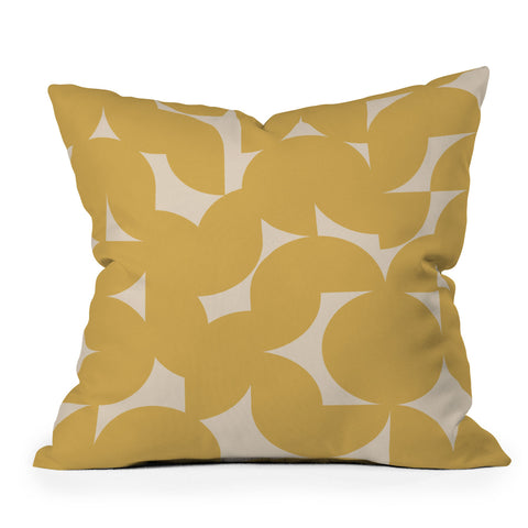 Colour Poems Abstract Shapes Collage IV Outdoor Throw Pillow