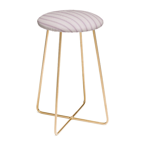Colour Poems Ardith Pattern XXI Lilac Counter Stool