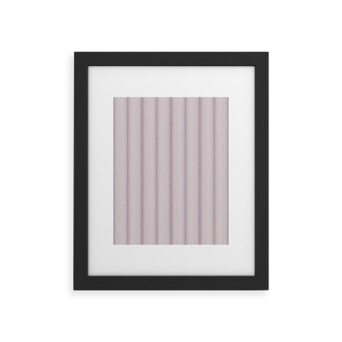 Colour Poems Ardith Pattern XXI Lilac Framed Art Print