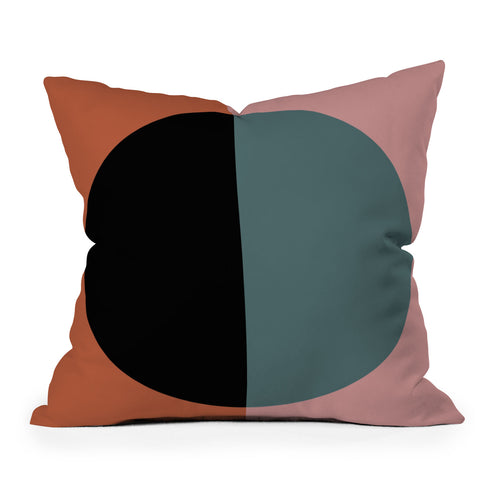 Colour Poems Color Block Abstract V Outdoor Throw Pillow