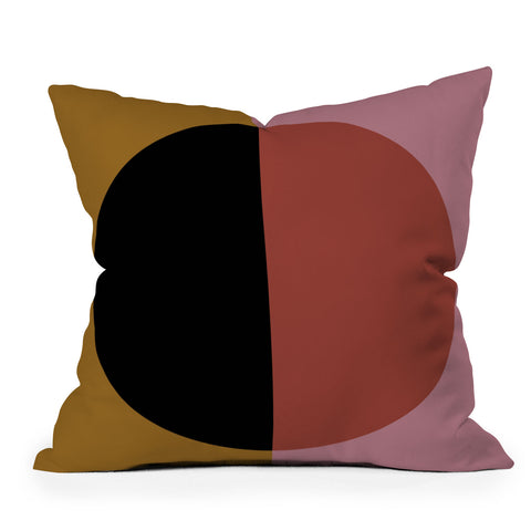 Colour Poems Color Block Abstract XII Outdoor Throw Pillow