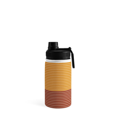 Colour Poems Color Block Line Abstract XV Water Bottle