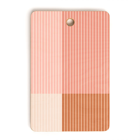 Colour Poems Color Block Line Abstract XVI Cutting Board Rectangle
