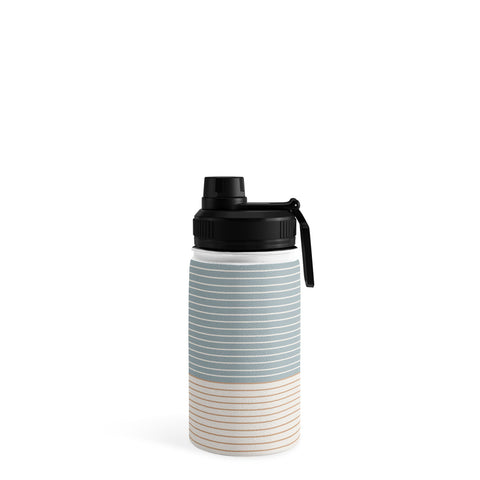 Colour Poems Color Block Line Abstract XVII Water Bottle