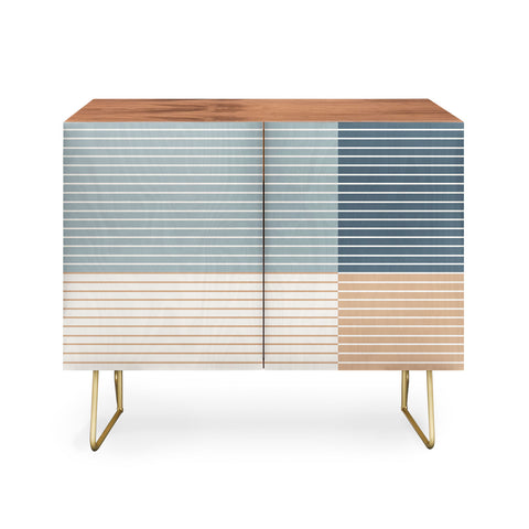 Colour Poems Color Block Line Abstract XVII Credenza