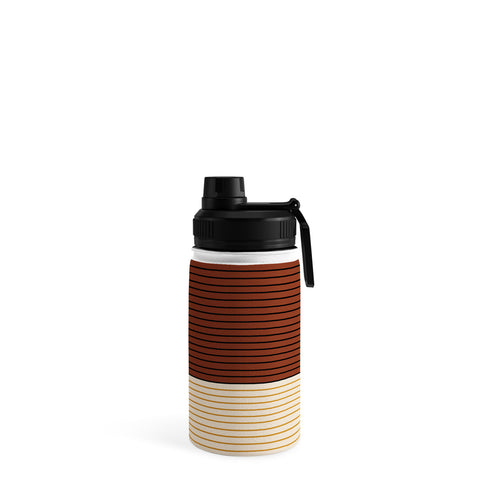 Colour Poems Color Block Line Abstract XXI Water Bottle