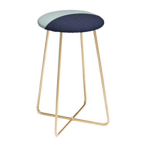 Colour Poems Color Block Lines XI Counter Stool
