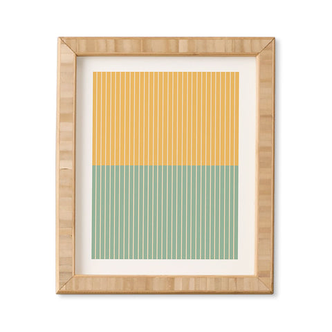Colour Poems Color Block Lines XIII Framed Wall Art