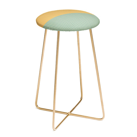 Colour Poems Color Block Lines XIII Counter Stool