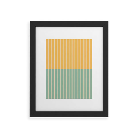 Colour Poems Color Block Lines XIII Framed Art Print