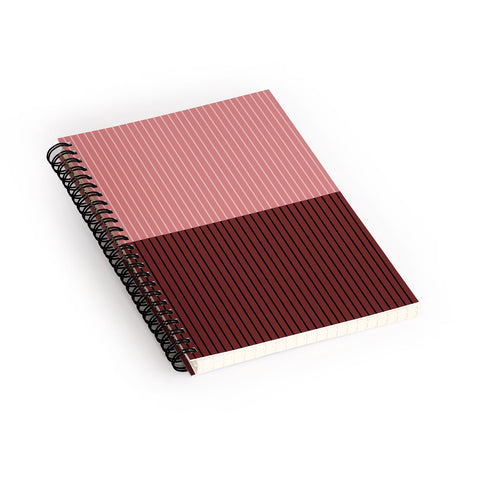 Colour Poems Color Block Lines XVI Spiral Notebook