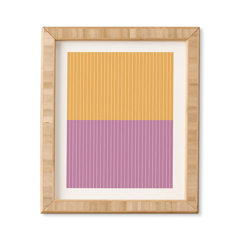 Colour Poems Color Block Lines XXII Framed Wall Art