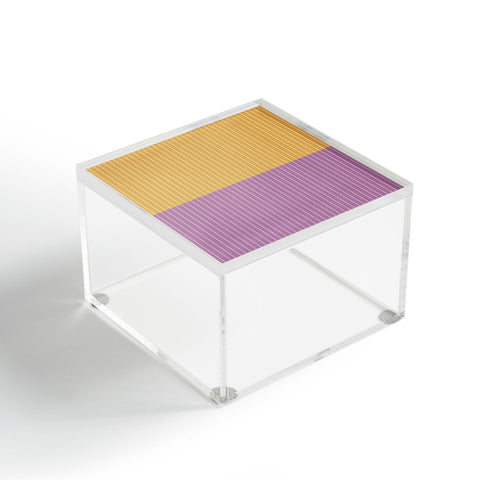 Colour Poems Color Block Lines XXII Acrylic Box