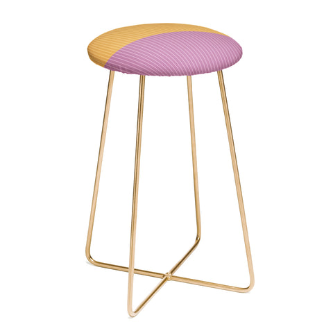 Colour Poems Color Block Lines XXII Counter Stool