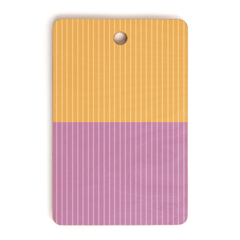 Colour Poems Color Block Lines XXII Cutting Board Rectangle