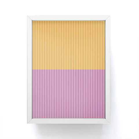 Colour Poems Color Block Lines XXII Framed Mini Art Print