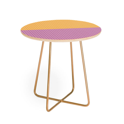 Colour Poems Color Block Lines XXII Round Side Table