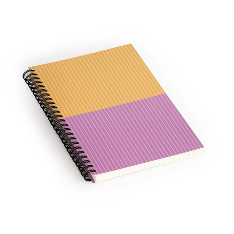 Colour Poems Color Block Lines XXII Spiral Notebook