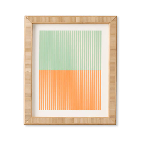 Colour Poems Color Block Lines XXIV Framed Wall Art