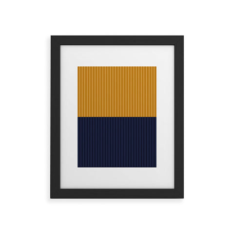 Colour Poems Color Block Lines XXVI Framed Art Print