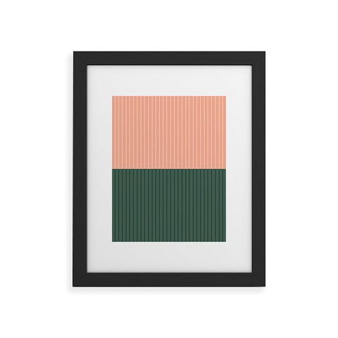 Colour Poems Color Block Lines XXVII Framed Art Print