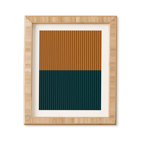 Colour Poems Color Block Lines XXXII Framed Wall Art