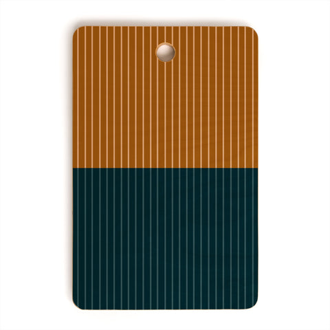 Colour Poems Color Block Lines XXXII Cutting Board Rectangle
