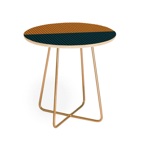 Colour Poems Color Block Lines XXXII Round Side Table