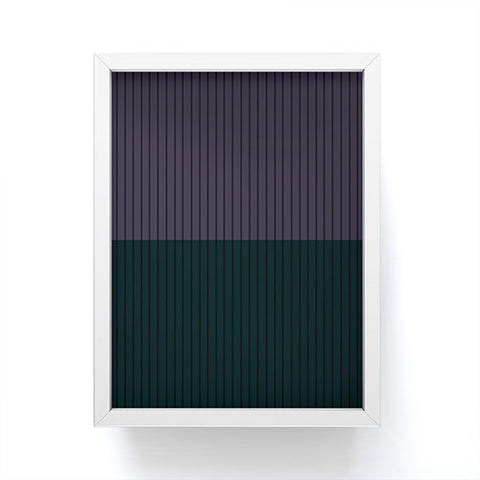 Colour Poems Color Block Lines XXXXI Framed Mini Art Print