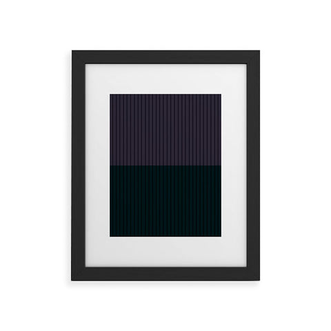 Colour Poems Color Block Lines XXXXI Framed Art Print