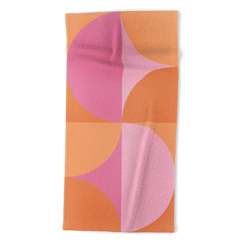 Colour Poems Colorful Geometric Shapes XLVI Beach Towel
