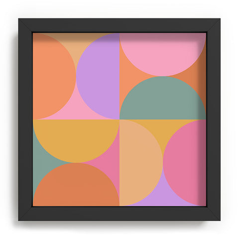 Colour Poems Colorful Geometric Shapes XXI Recessed Framing Square