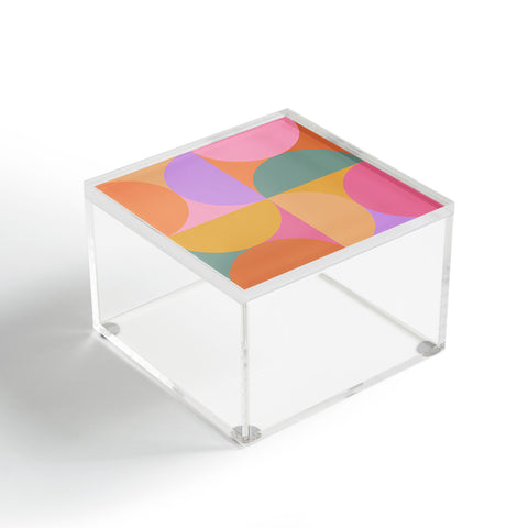 Colour Poems Colorful Geometric Shapes XXI Acrylic Box