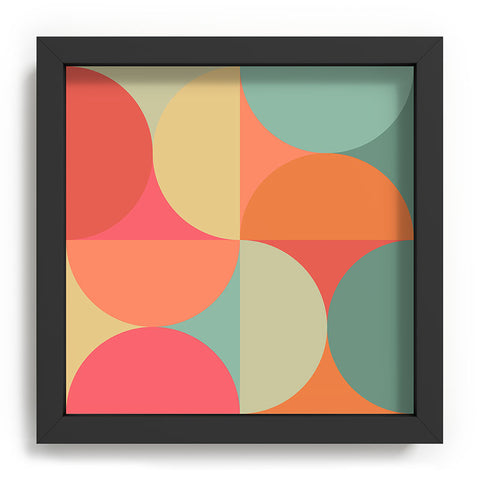 Colour Poems Colorful Geometric Shapes XXV Recessed Framing Square