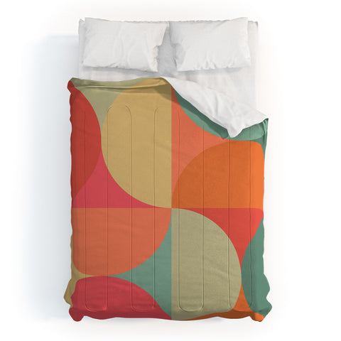 Colour Poems Colorful Geometric Shapes XXV Comforter