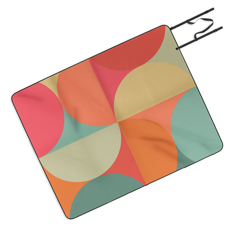 Colour Poems Colorful Geometric Shapes XXV Picnic Blanket