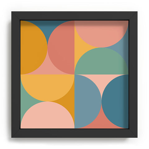 Colour Poems Colorful Geometric Shapes XXVI Recessed Framing Square
