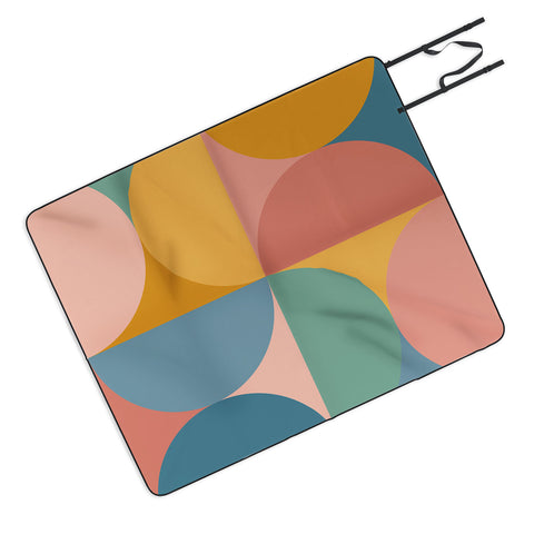 Colour Poems Colorful Geometric Shapes XXVI Picnic Blanket